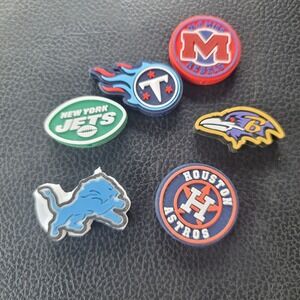NFL MLB NCAA Sports Team Bead‎ Pen Charms New York Jets Titans Astros